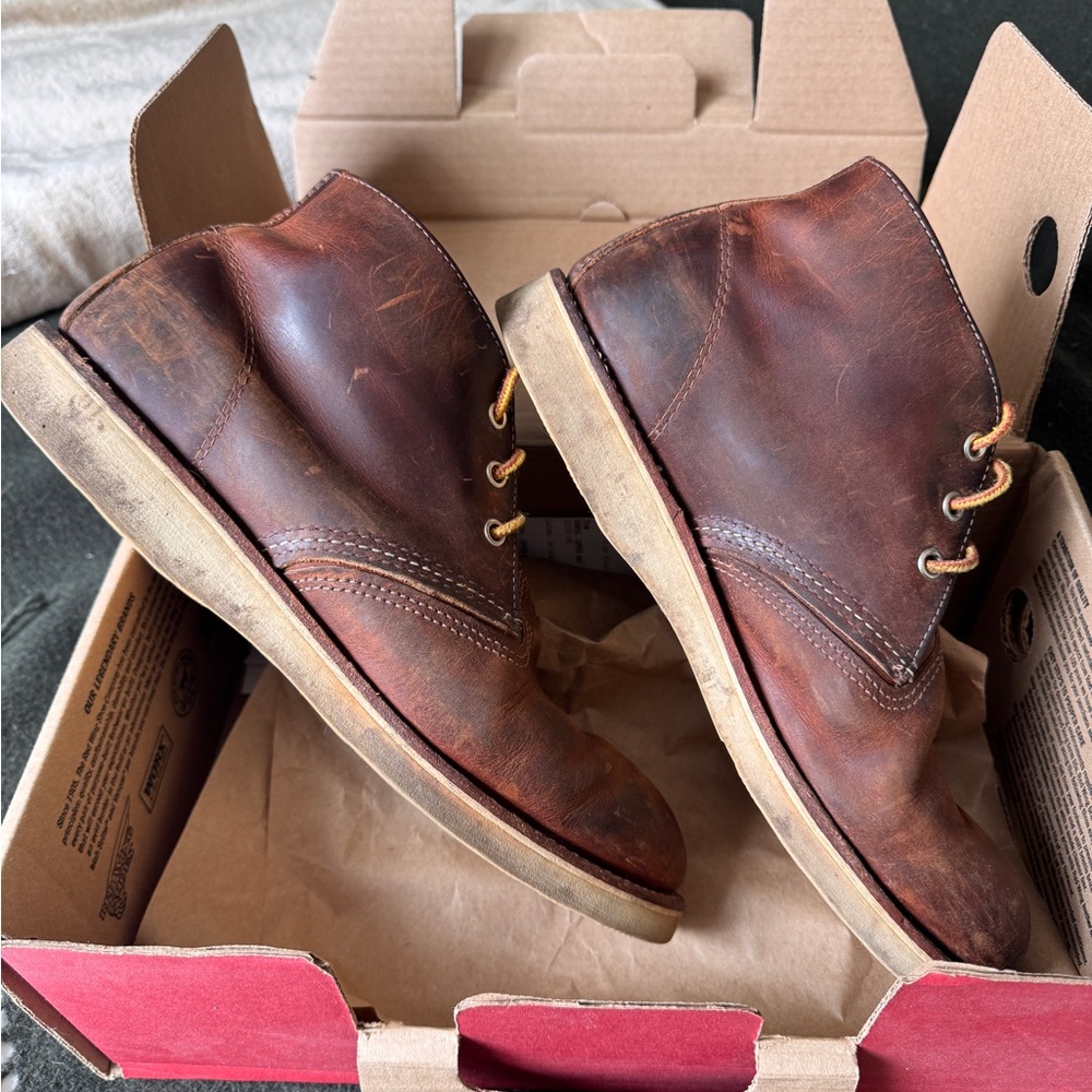 Red Wing Heritage Chukka, Copper Rough & Tough Size 10 - Picture 2 of 6